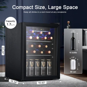 Beverage Refrigerator Cooler, Antarctic Star
