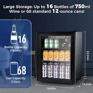 Beverage Refrigerator Cooler, Antarctic Star