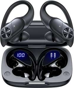 Bluetooth Headphones Wireless Earbuds with Digital Display — Wireless Earbuds, PocBuds