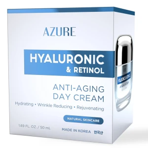 Hyaluronic & Retinol Face Moisturizer, Azure
