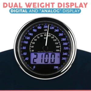 Hybrid 2-in-1 Analog & Digital Weighing Scale — Smart Scale, Adamson