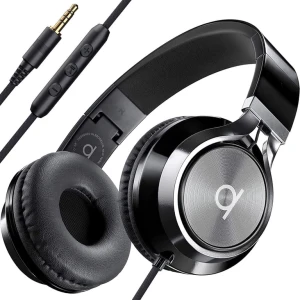 Wired Headphones with Mic and Volume Control, Artix