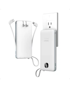 Portable Charger with Built in Cables — Power Bank, TESSAN