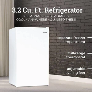 Single Door Compact Refrigerator with Freezer, Igloo