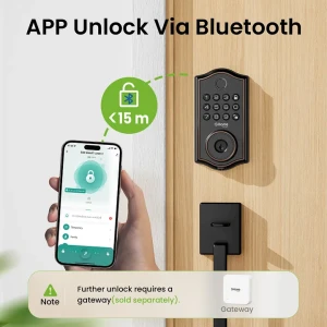 Smart Deadbolt Lock for Front Door — Smart Lock, GHome Smart