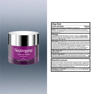 Triple Age Repair Face Moisturizer with SPF 25, Neutrogena