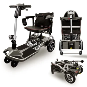 Ultra Lightweight Folding 4 Wheel Electric Mobility Scooter — Electric Scooter, ZiiLIF