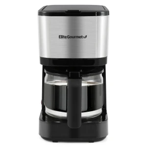 Automatic 5-Cup Brew & Drip Coffee Maker — Coffee Maker, Elite Gourmet