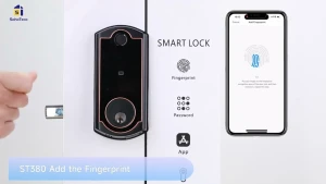 Built-in WiFi Deadbolt Smart Fingerprint Lock — Smart Lock, SohoTeco