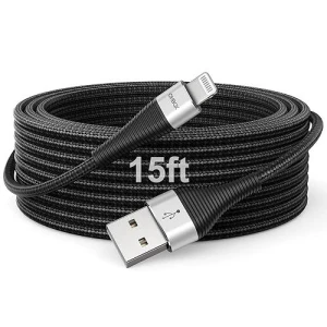 Extra Long iPhone Charger Cord, ohbox