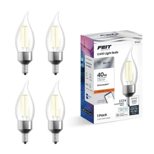 Smart LED Candle Wifi Bulb — Smart Light Bulb, Feit Electric