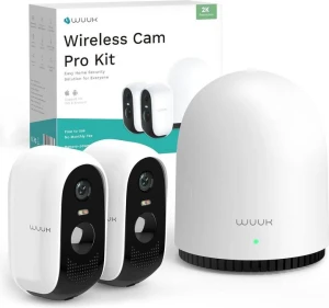 Solar Security Cameras Wireless Outdoor, 4 Cam-Kit Home Security System — Security Camera, WUUK