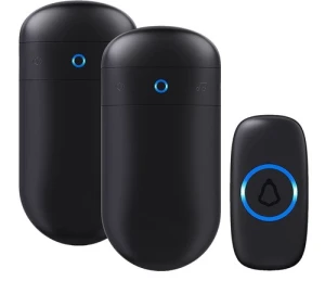 Plug-in Wireless Doorbell with RGB Lighting and 1300 Feet Range, TECKNET