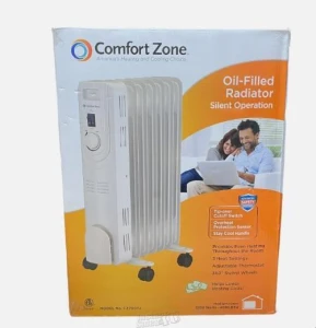 Electric Oil-Filled Radiant Radiator Space Heater, Comfort Zone