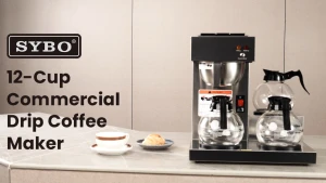 12-Cup Commercial Coffee Maker, SYBO