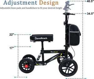 Deluxe Medical Scooter Double Handbrake, BlessReach