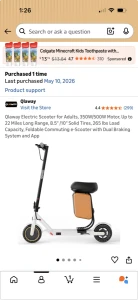 E Scooter for Adults — Electric Scooter, Qlaway