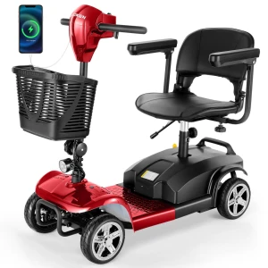 Foldable 4 Wheel Mobility Scooter, Wooken