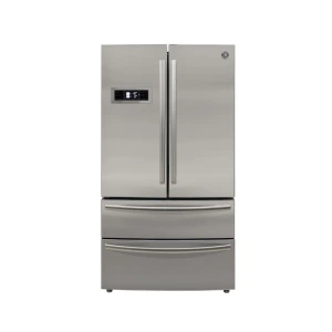 French Door Refrigerator with Ice Maker and Dual Drawer Bottom Freezer, BRAMA
