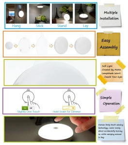 Rechargeable Touch Light, RTSU