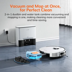 Robot Vacuum and Mop with Self Emptying Station — Robot Vacuum, ILIFE