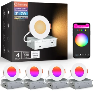 Smart LED Recessed Light, Lumary