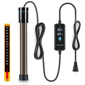 Submersible Aquarium Heater with Digital Display, Orlushy