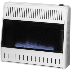 Ventless Propane Gas Blue Flame Space Heater with Thermostat Control, ProCom
