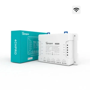 Wi-Fi Smart Switch 4-Channel Din Rail Mounting, Sonoff