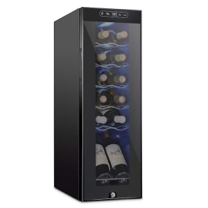 12 Bottle Compressor Wine Cooler Refrigerator, SCHMÉCKÉ