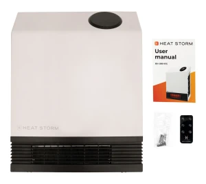 Deluxe Space Infrared Wall Mount Electric Heater, Heat Storm
