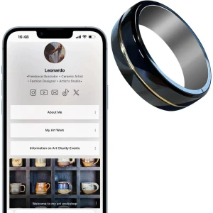 Digital Business Card Ring — Smart Ring, itapring