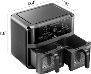 Dual Basket Air Fryer Oven — Air Fryer, Chefman