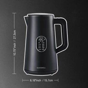 Electric Kettle Stainless Steel — Electric Kettle, QUAXWELL