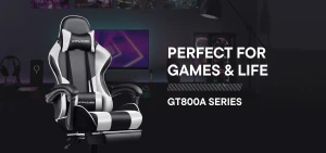 Gaming Chair with Footrest and Lumbar Support — Smart Chairs, GTPLAYER