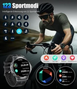 Outdoor Sports Smartwatch, LIGE