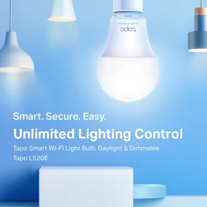 Smart Light Bulbs - Natural Daylight, Dimmable, Compatible with Alexa and Google Home, A60 Bulb/E27 Base, 60W... — Smart Light Bulb, Tapo