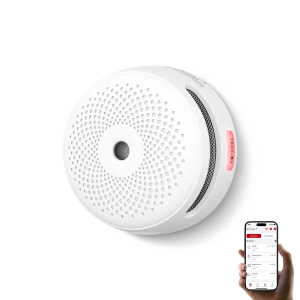 Smart Smoke Detector Fire Alarm with Replaceable Battery, X-Sense
