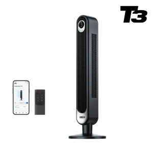 Smart Tower Fan with WiFi Voice Control, Oscillating, Bladeless, Floor Standing, Dreo