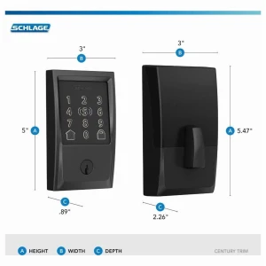 Smart Wi-Fi Lock for Front Door, SCHLAGE