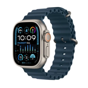 Smartwatch with Rugged Titanium Case & Blue Ocean Band, Apple