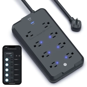 Surge Ultra Smart 6-Outlet Surge Protector — Smart Plug, Geeni