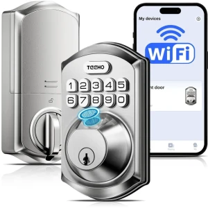 WiFi Smart Lock with Fingerprint and Keypad — Smart Lock, TEEHO