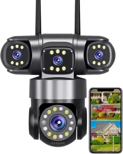 4-Lens Security Camera System — Security Camera, GUDFIDELIO