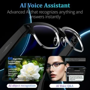 AI Smart Glasses with 8MP Camera, 4K Video, Bluetooth Audio, and Photochromic Lenses — Smart Glasses, KWENRUN