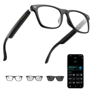 AI Smart Glasses with Chat GPT, Translation, Music Playback, and Hands-Free Calls — Smart Glasses, Giwbeiv