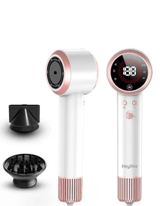 AI Smart High-Speed Hair Dryer with Plasma Ion Technology, Heylike