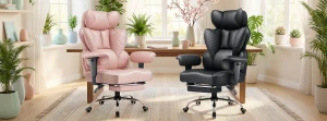 Big and Tall Office Chair with Foot Rest — Smart Chairs, COMHOMA