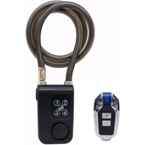 Bike Lock with Remote Control and Anti-Theft Vibration Alarm, Mengshen