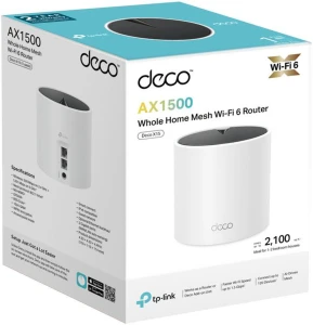 Dual-Band AX1500 WiFi 6 Mesh Wi-Fi System, TP-Link
